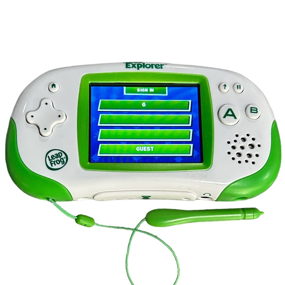 Leapfrog Leapster Explorer Hand Held Learning Video Game System And Game